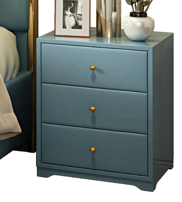 Luxury Natural Bedroom Nightstand BedsideTable