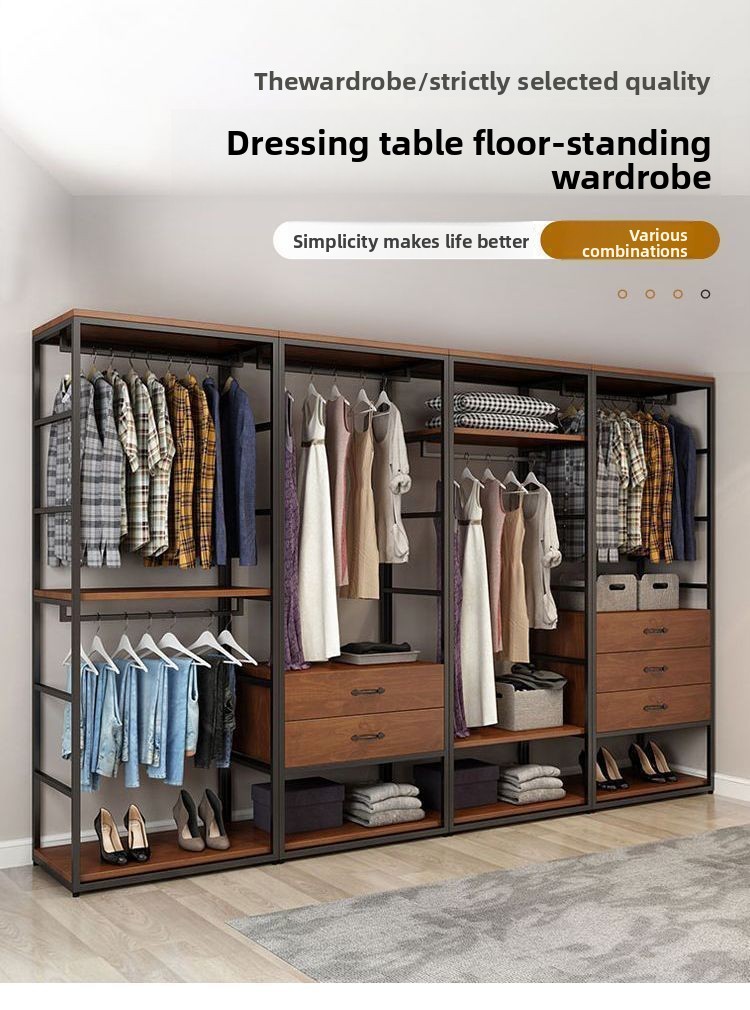 Simple Wardrobe Modern Open Cloakroom