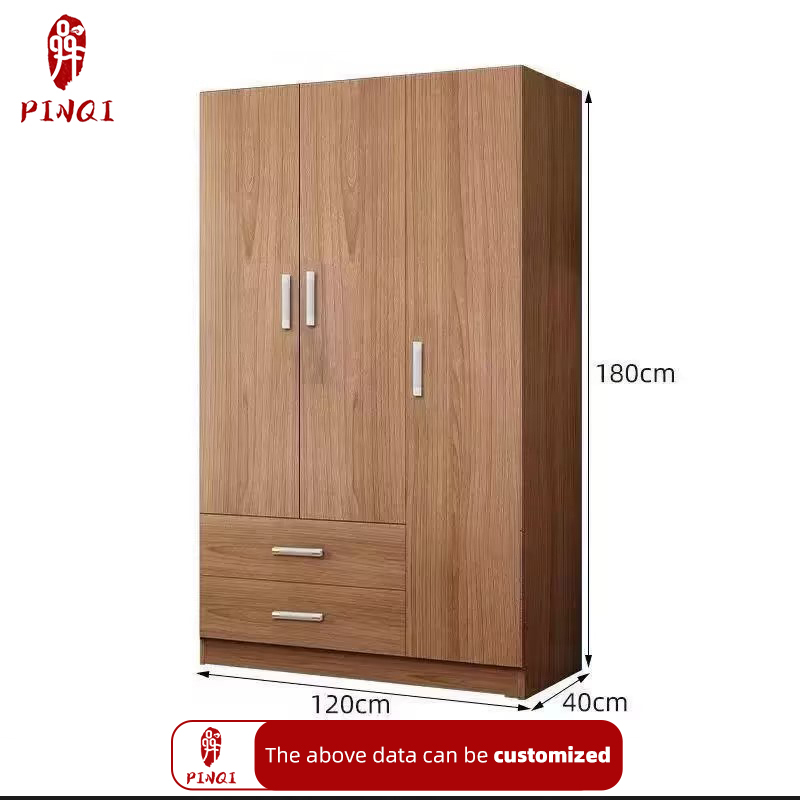 Customized Best Sellers Wardrobe Closet Storage Wardrobe Children 6 Doors 5Drawers Wooden Home Bedroom Furniture