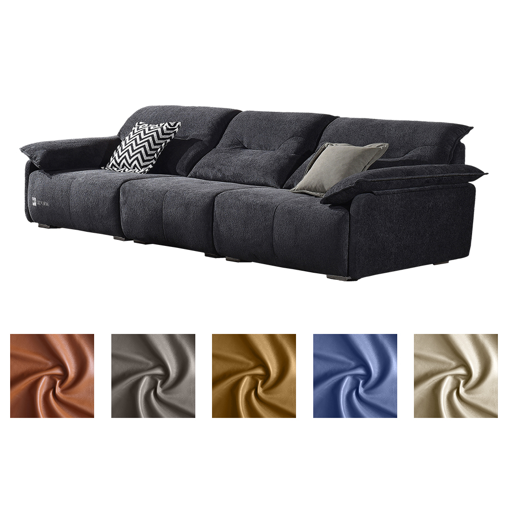 Manufacturer Luxury Modern Chenille 3 Seater Sofa Couch Office Living Room Set of Sofas for Sale
