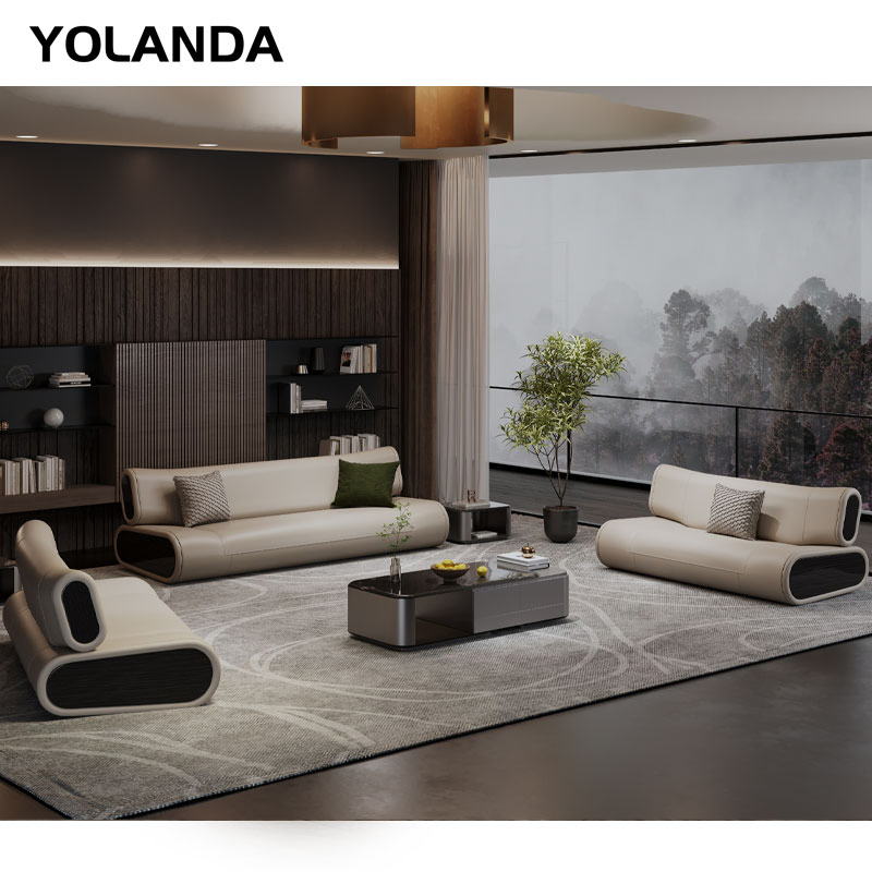 Yolanda Business Reception Home Living Room Accent Sofa Furniture Waiting Room Negotiation Office Couches Sofa Set