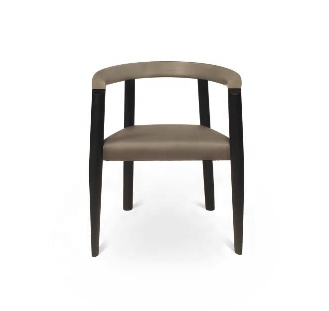 High Quality Modern Solid Wood Study Hotel Cafe Restaurant Chair Leather Dining Room Chairs For Sale