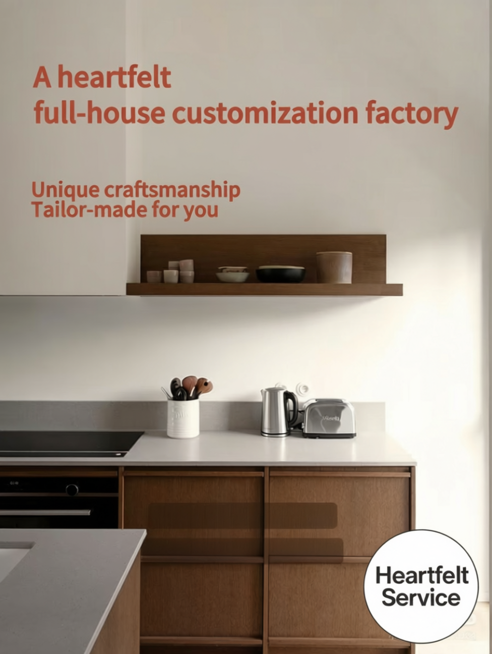 Luxury Modern Space-Saving Eco-Friendly Durable Adjustable Shelves Built-In Wardrobe for Home Bedroom Living Room Furniture