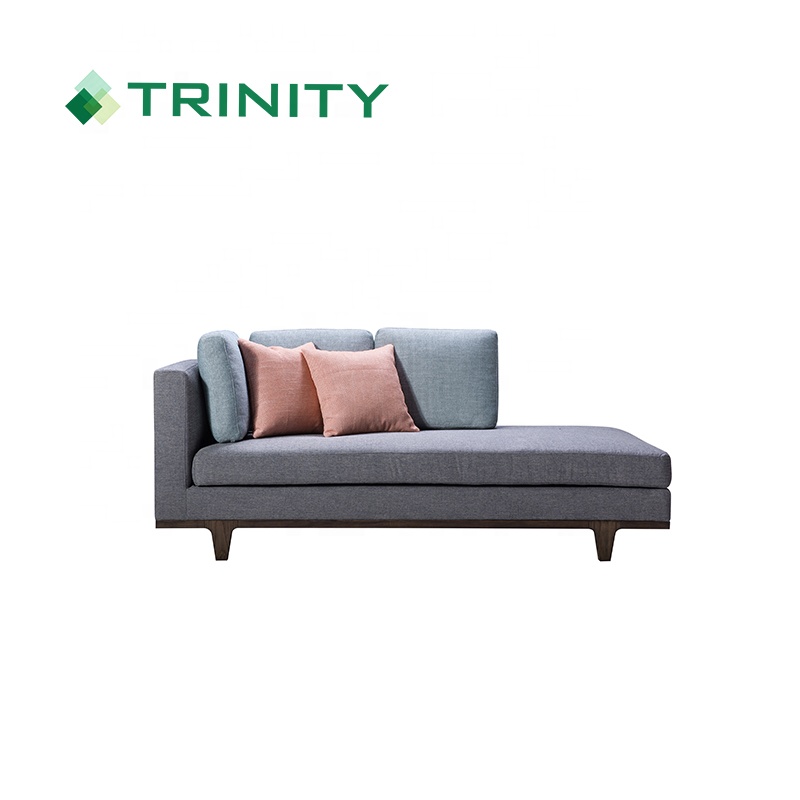 Luxury Custom Made Indoor Modern Upholstered Fabric Sofa Chair Chaise Lounge for Hotel Living Room Bedroom