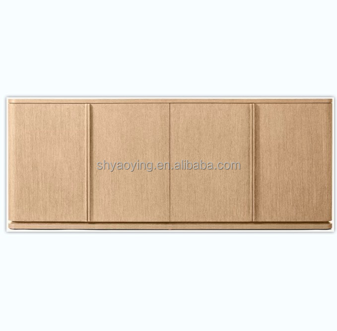 Luxury Solid Wood Tableware Cabinet Detail
