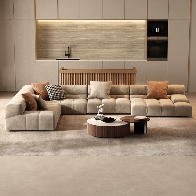 Modern Sectional Fabrics Sofa Living Room Sofas For Home Luxury Sofa Set L Shape Corner Sofa Furniture For Hotels Nordic Sofa