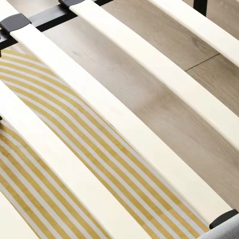 Italian Design Fabric Bed Frame Bedroom Soft King Queen Size Beds Customize Bed Frames with Headboard