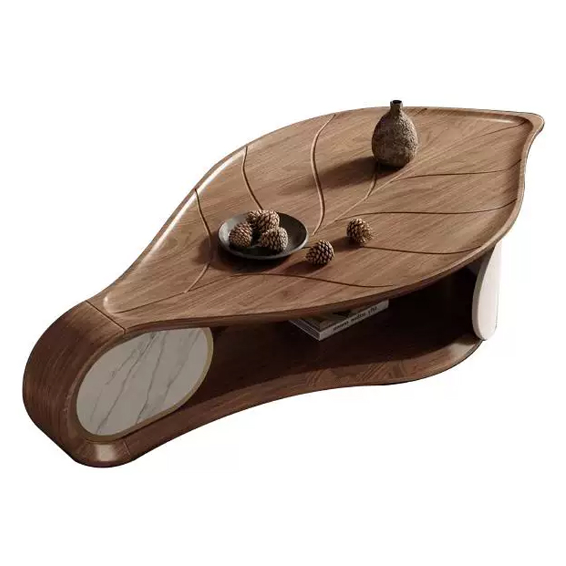 Modern Luxury Durable Coffee Table with Storage Wooden Top Hot Sale Simple Design for Living Room Office