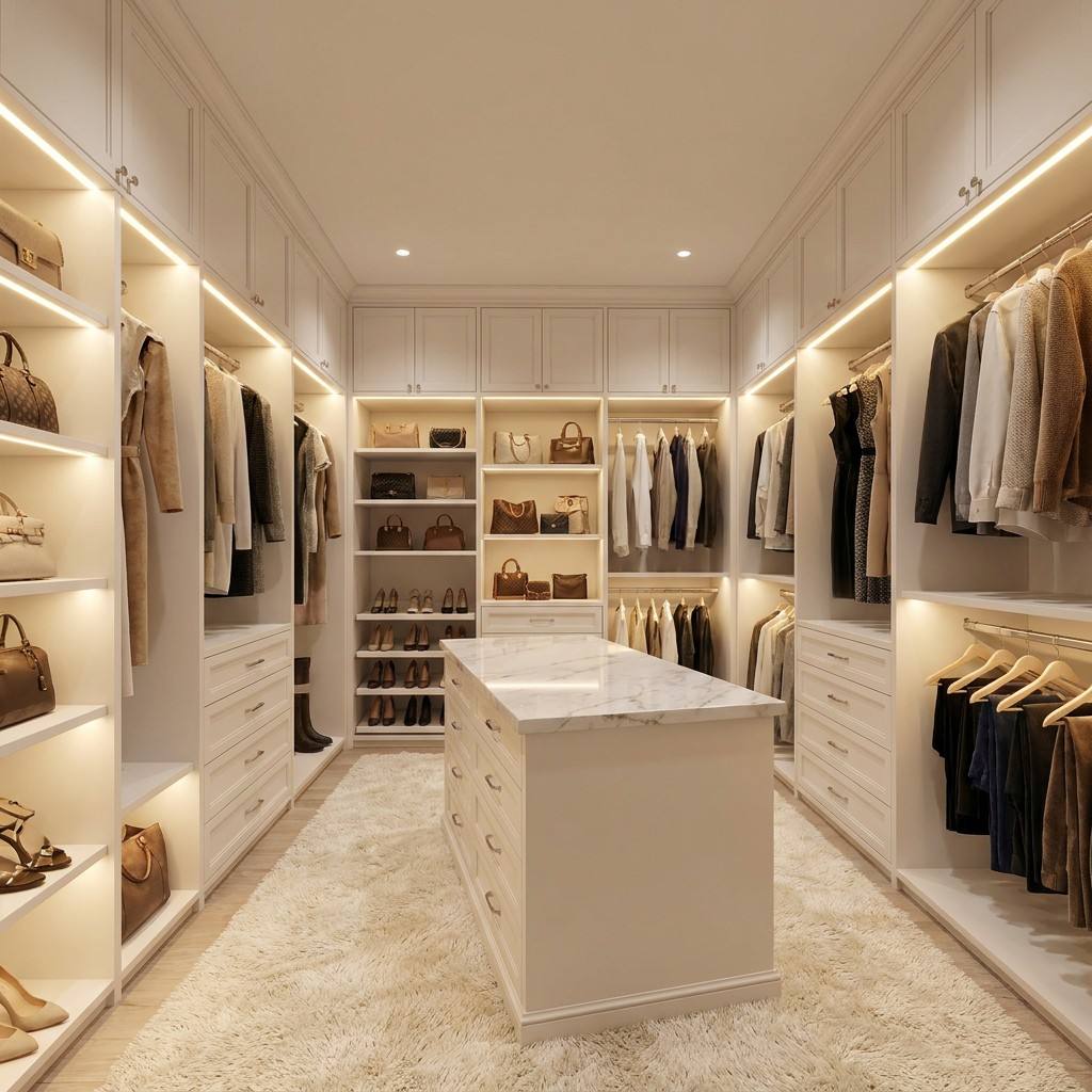 Customized Luxury Wardrobe Aluminum Wooden Wardrobe Cabinet Wardrobe Closets Systems