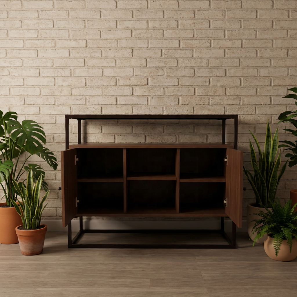 Custom Modern Living Room Retro Style Sideboard Sideboard For Apartment Furniture