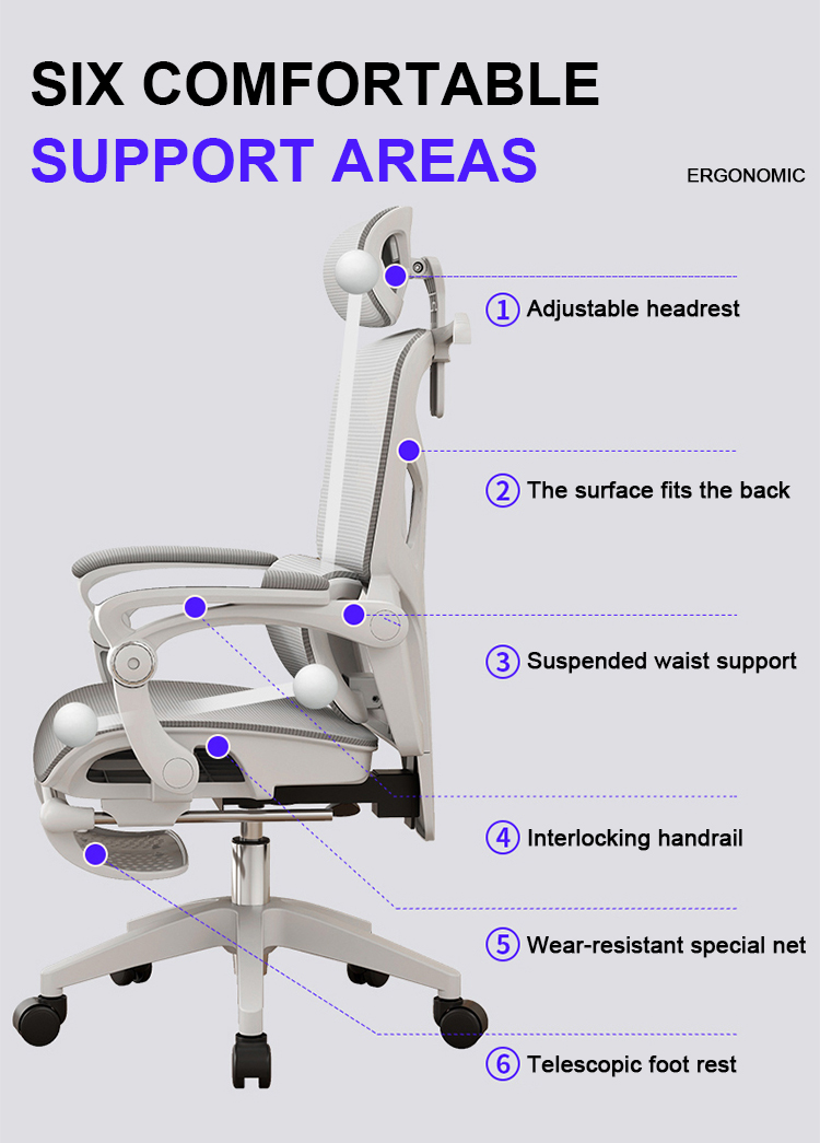 Mesh Office Chair Detail 5