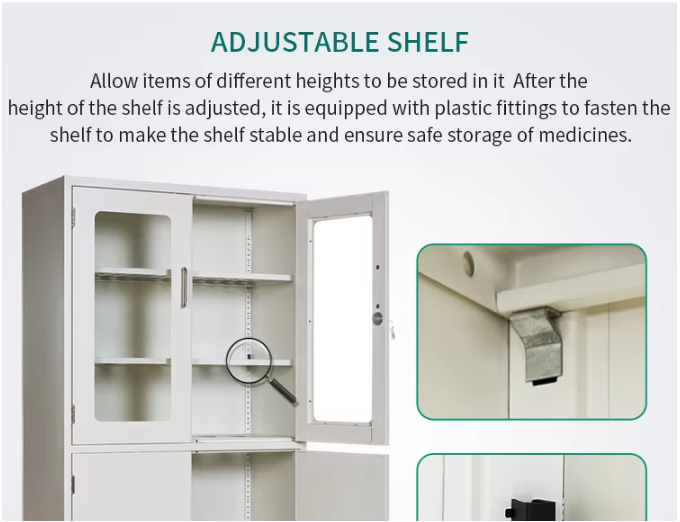 Steel Medicine Cabinet Detail 6