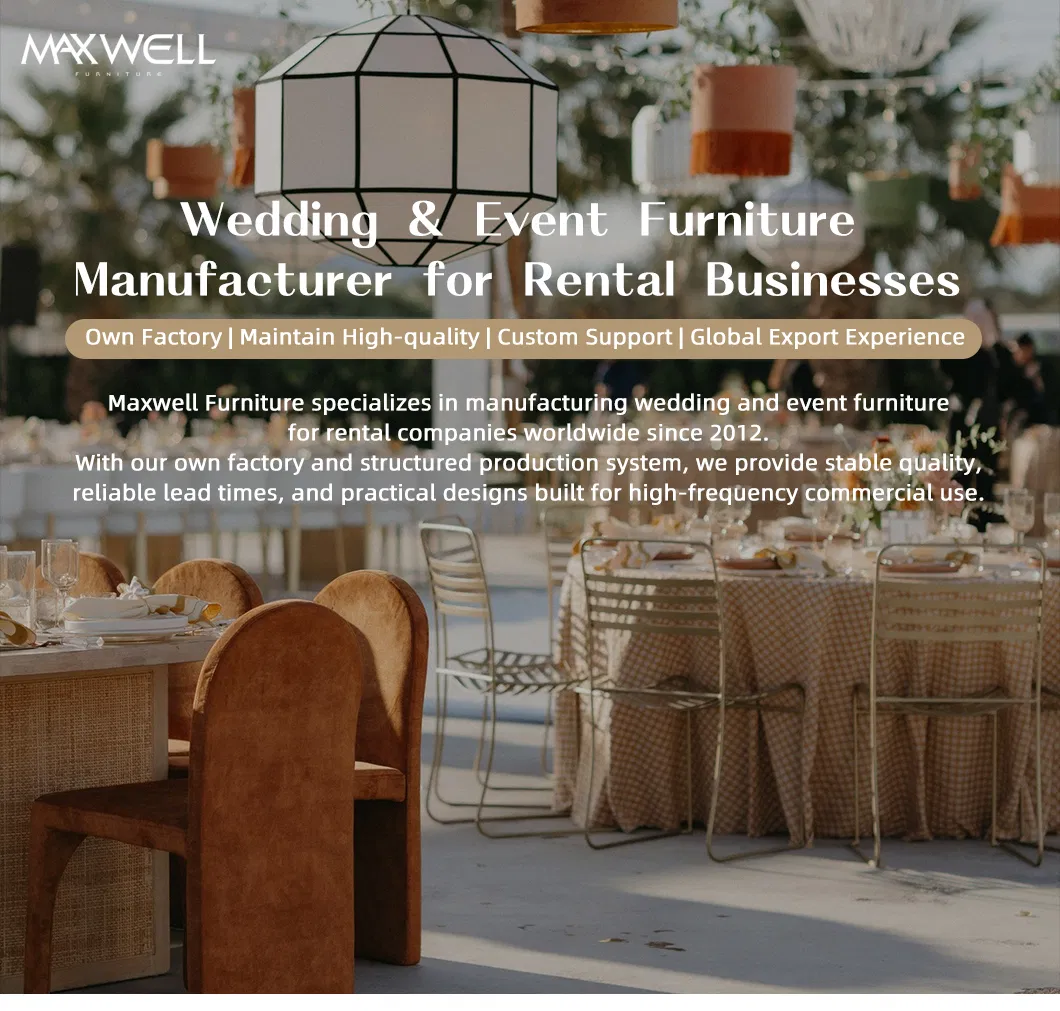 Minimalist Fashionable Durable Detachable Round Solid Wood Dining Table Set for Wedding