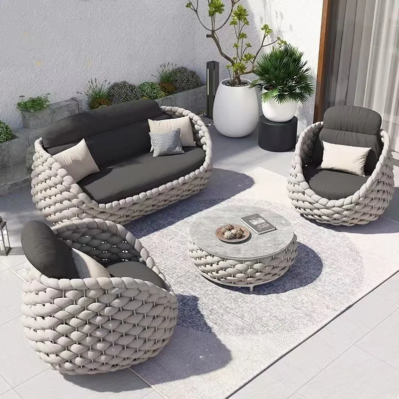 Aluminium Frame Sofa Set