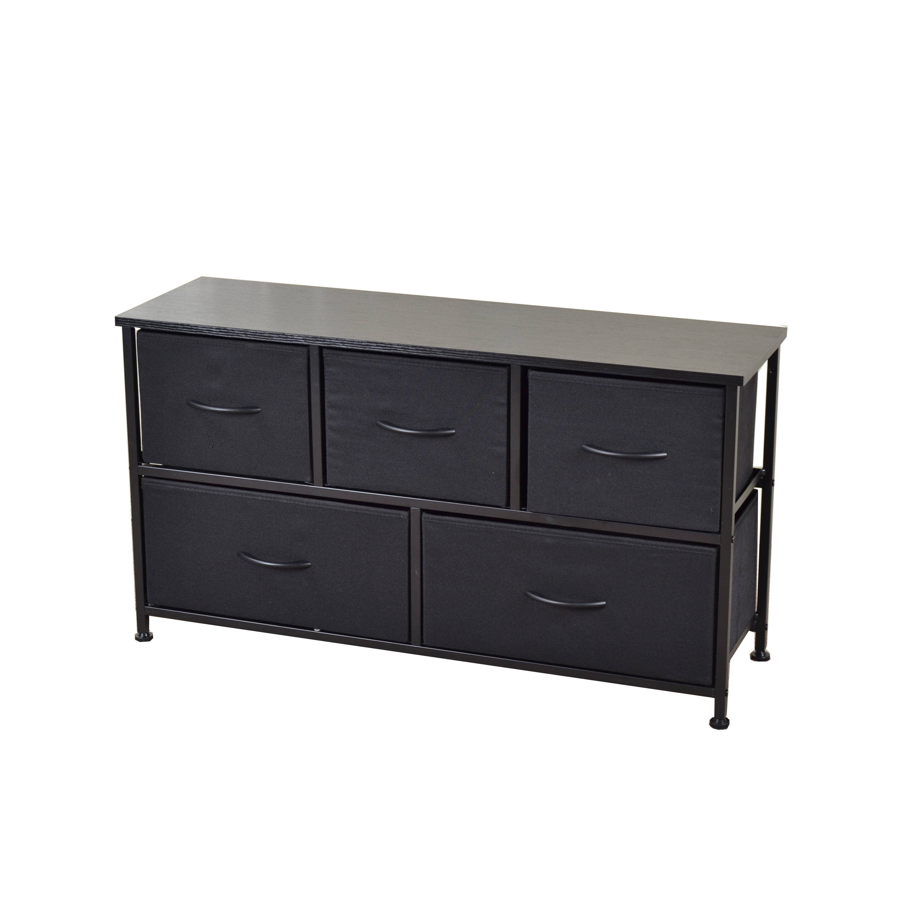 Convenient Storage Cabinet with Large Capacity Suitable for Living Room, Dining Room, Bedroom Fabric and Iron Tube Storage