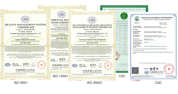 Product Quality Certifications