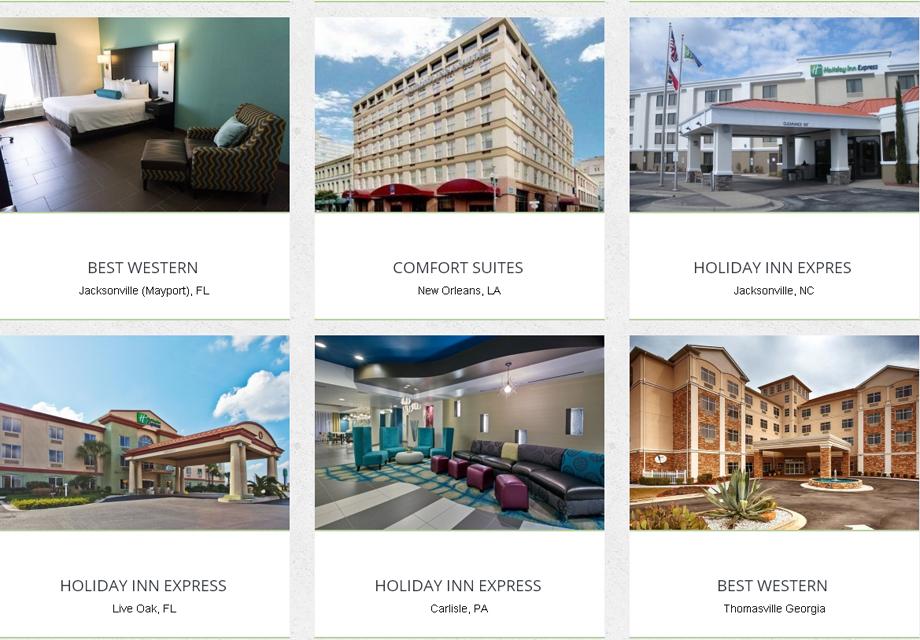Hotel room project overview