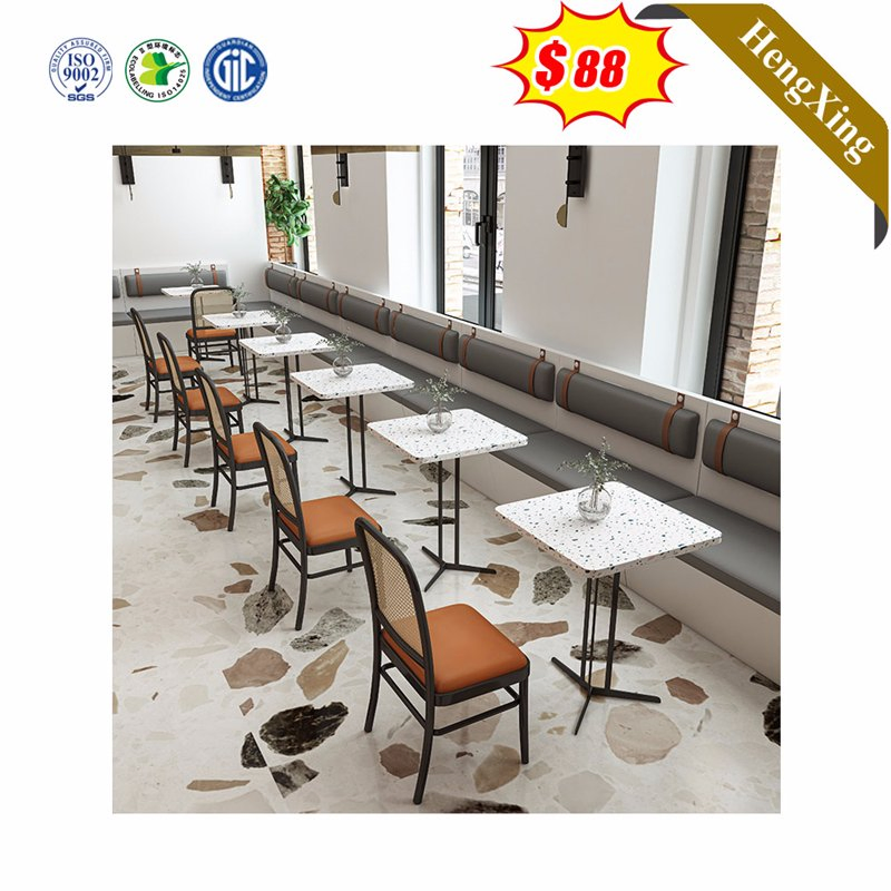 Wholesale Market Metal Wooden Home Living Room Canteen Outdoor Restaurant Furniture Marble Sofa Chair Dining Table Sets