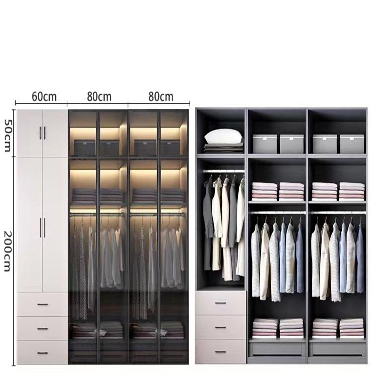 High Quality White Lacquer Wardrobe Build In Wood White Closet Wardrobe Storage Closet Walk In Wardrobe