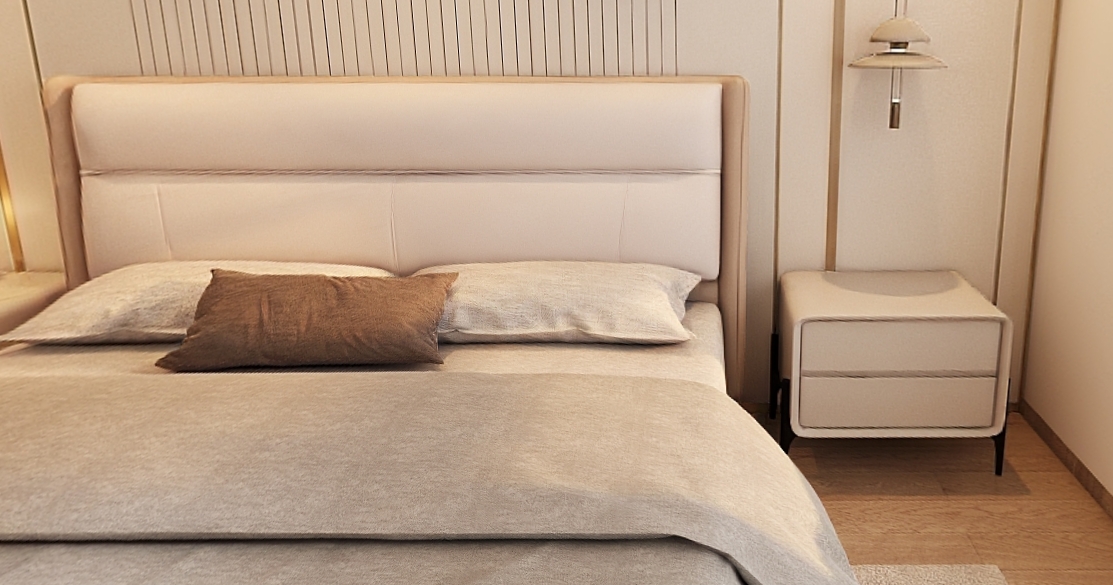 Modern Antiquarian Wooden Nightstand Simple and Adjustable Bedroom or Living Room Furniture for Home or Hotel Use