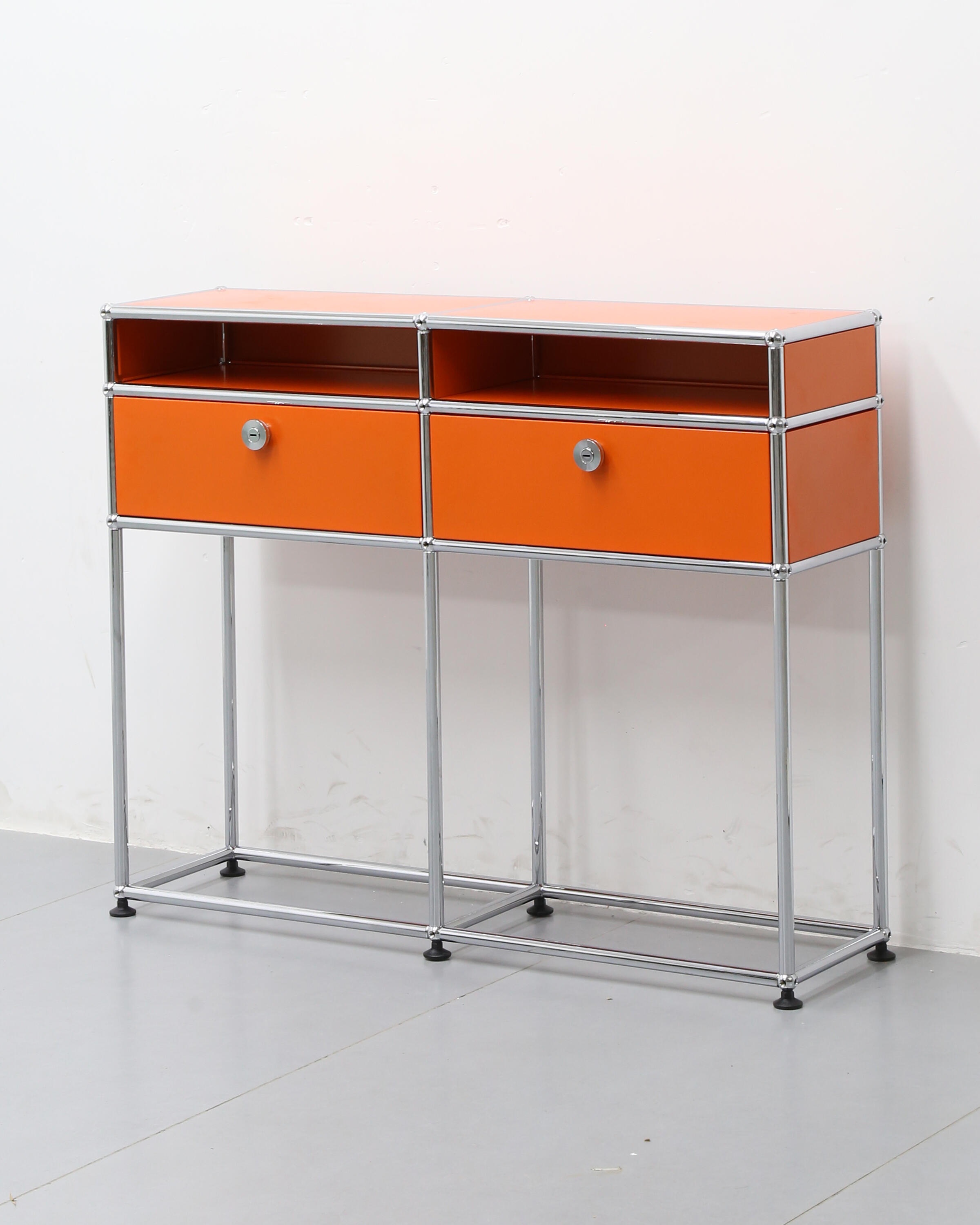 High Quality Modular Storage Unit Customizable Metal Cabinet Credenza for Entryway Dining Room Hotel and Office