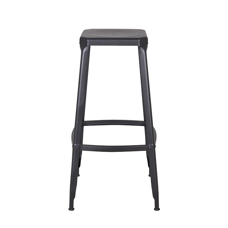 High Quality Retro Metal Bar Stool Durable Outdoor Living Room and Home Bar Stackable High Stools for Dining and Kitchen Use