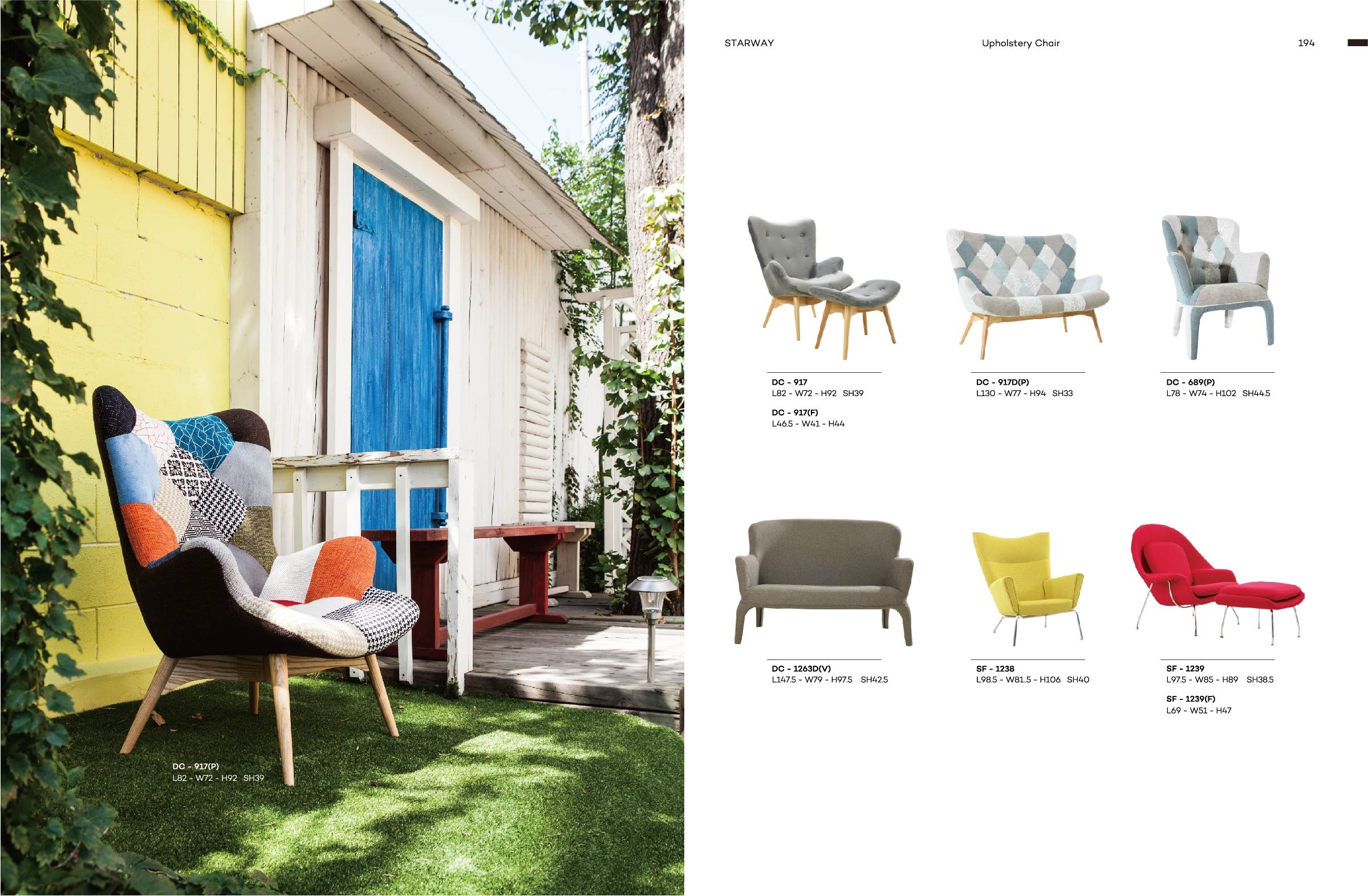 Furniture assembly and layout details