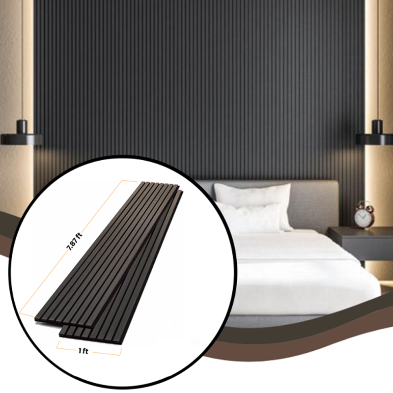 3D Print Wood Veneer Mdf Wave Shape Board Decorative Flexible Curly Curved Flexible Slat Light Curved Acoustic Wall Panel