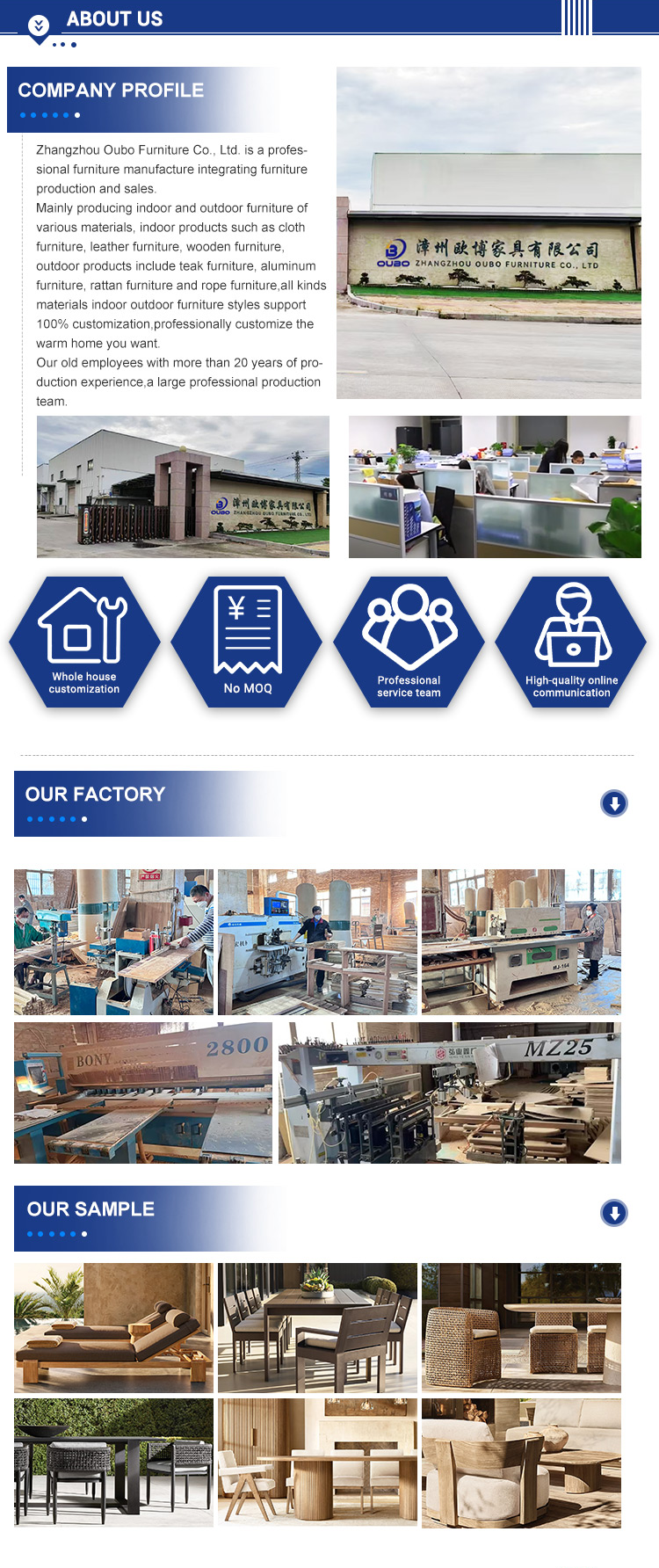 Factory and Showroom Overview