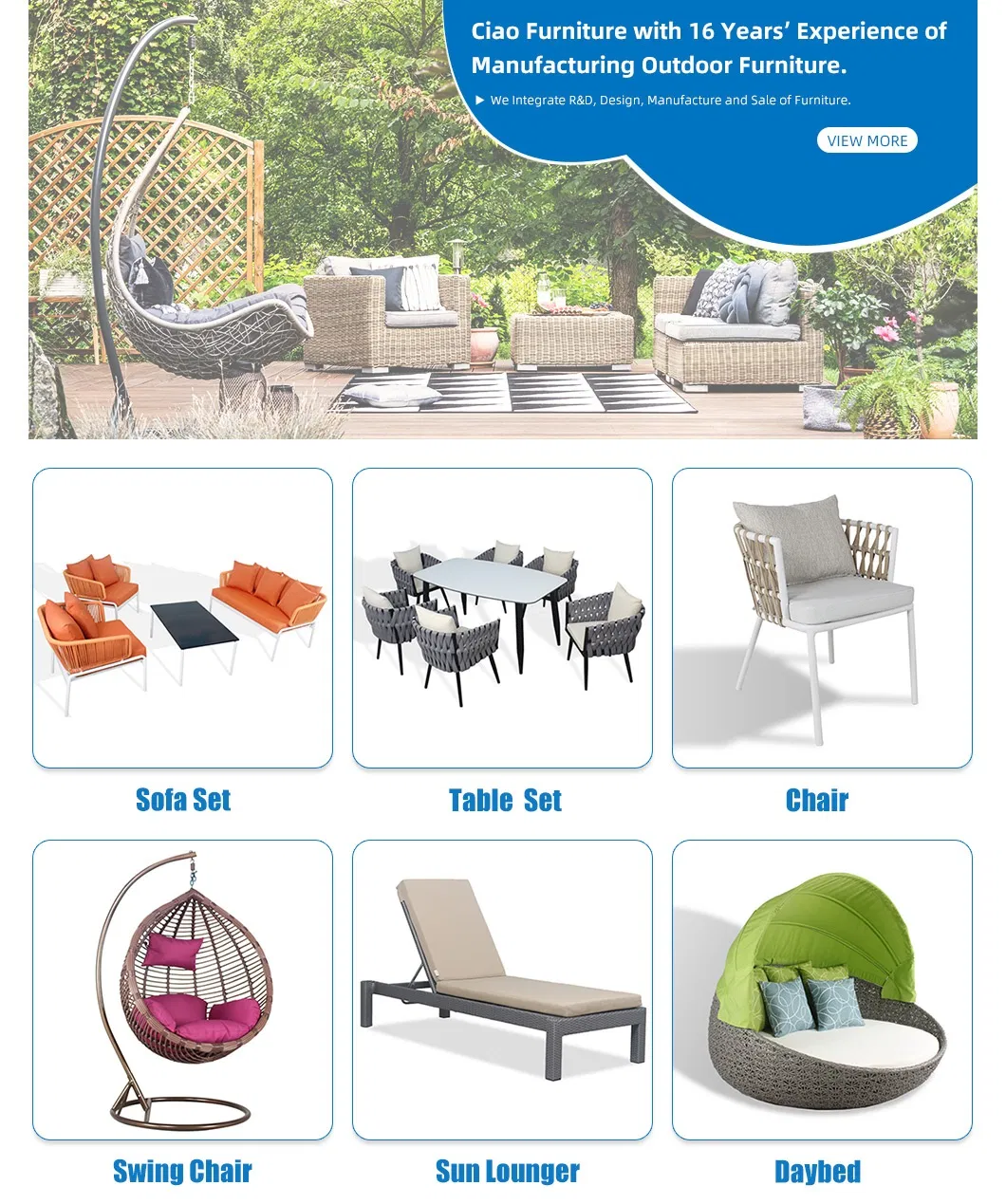 Outdoor Restaurant 7 Pieces Plastic Wood Table Chairs Garden Furniture Dining Set