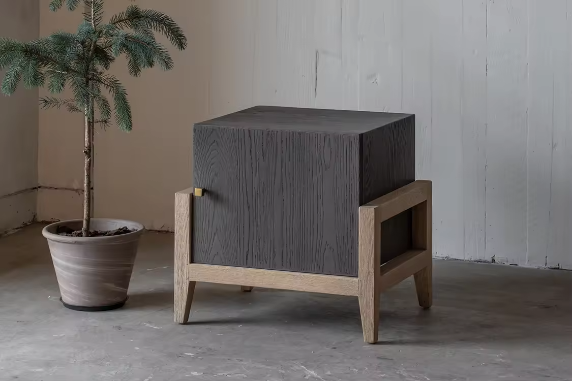 Scandinavian Vintage Bedroom Furniture Antique Nightstand Made From Reclaimed Oak Bedroom Nightstand