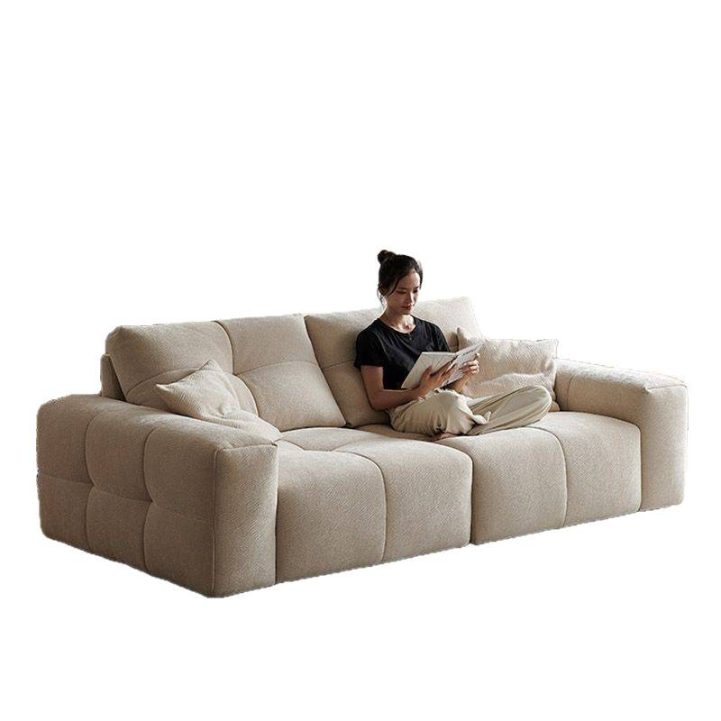 Fabric Sofa Movable Backrest pixel Sofa Mobile Backrest Living Room Modern Minimalist Sitting Deep Chenille