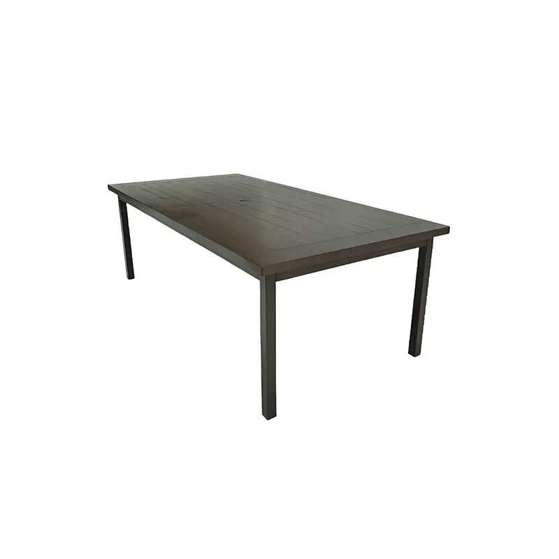 Dark Brown Furniture 7-Piece Outdoor/Patio Dining Table Sets with Table and 6 Chairs with Removable Cushion