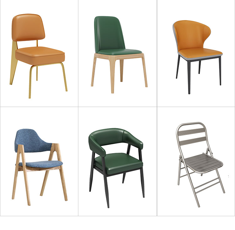 Modern Luxury Dining Set Elegant Restaurant Chairs for Home Hotel Apartment Cafe-Solid Light for Living Room