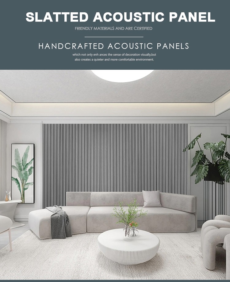 Slat Wooden Acoustic Panel Banner