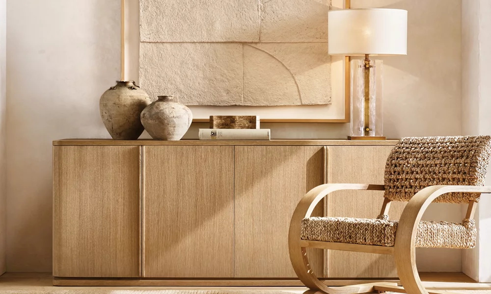 RH Fine Solid Wood High-end Luxury Tableware Cabinet And Storage Cabinet