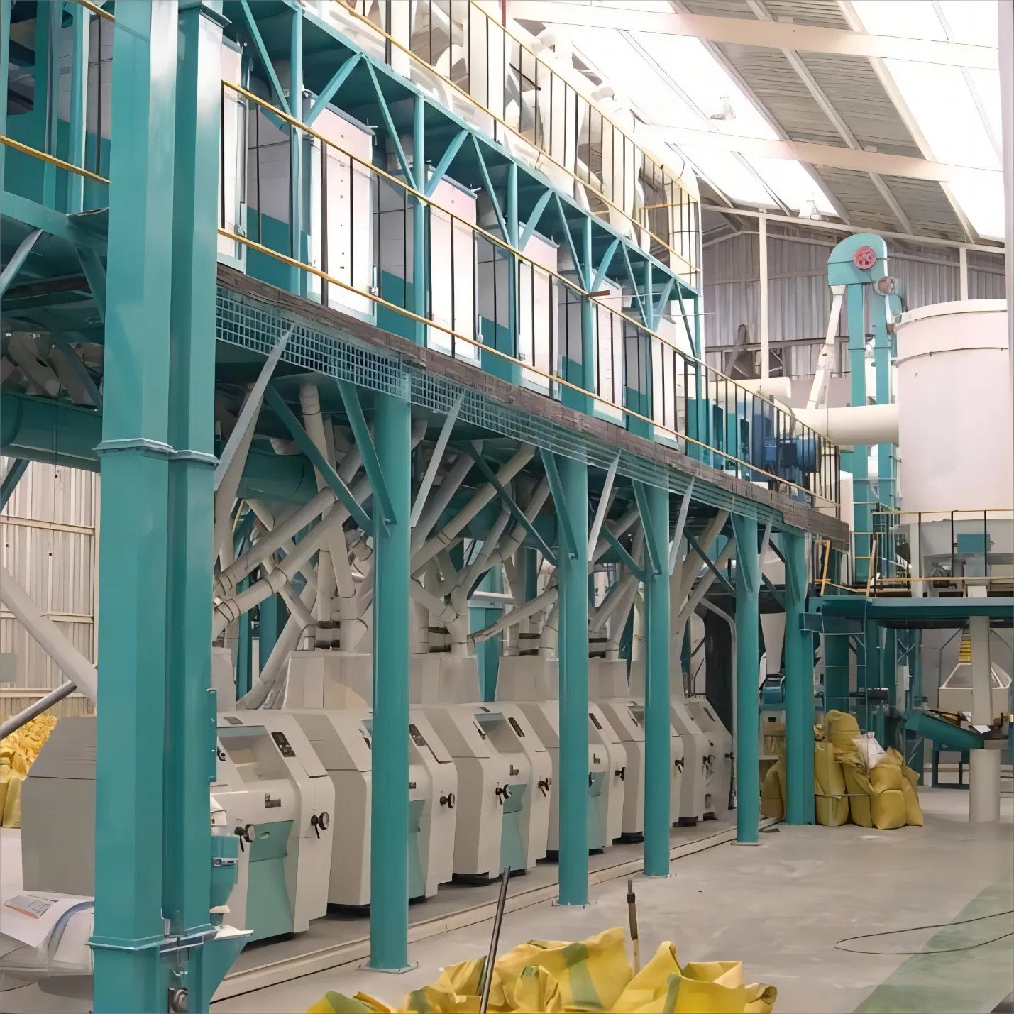 Máquina de molienda automática de trigo maíz semolina con rodillo de arroz Máquina de fresado de trigo para harina