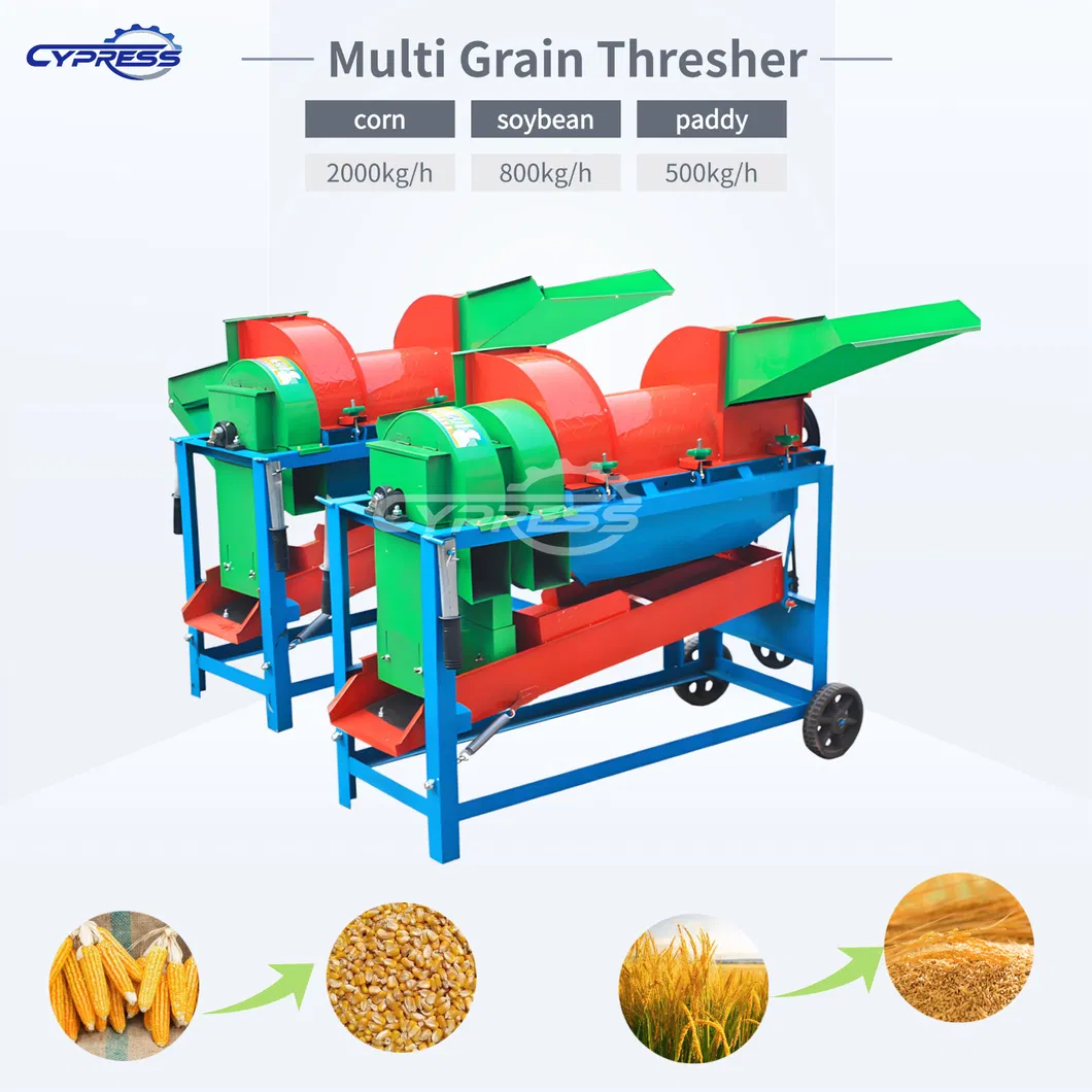 Máquina desgranadora automática de sorgo, arroz, soja, maíz