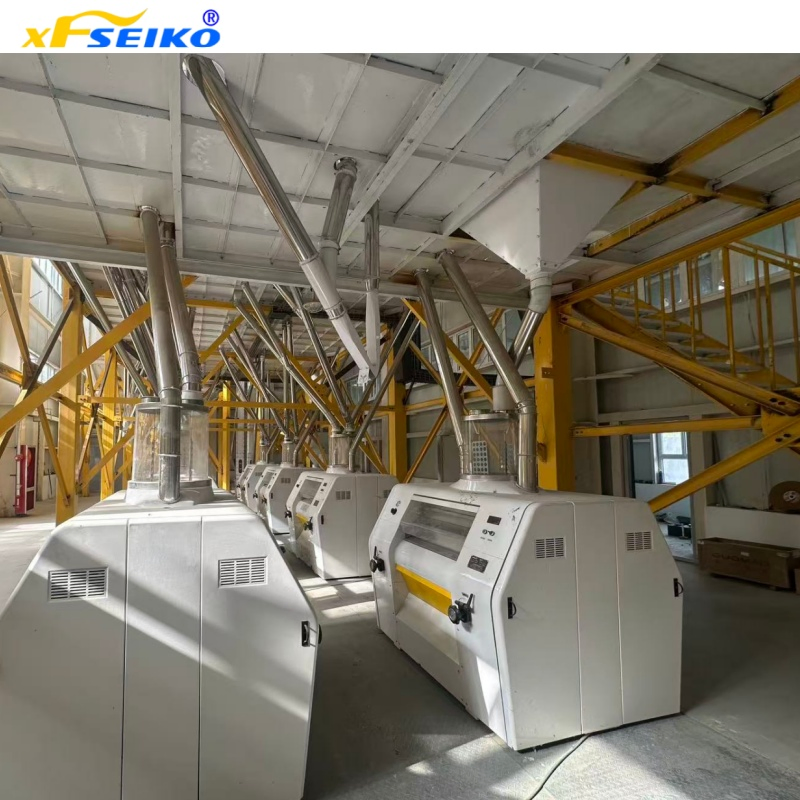 50tpd-60tpd Molino industrial de maíz, trigo, arroz, harina, atta, madia, suji, sémola para producción comercial