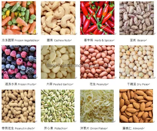 Máquina clasificadora de colores de alta precisión para el proceso de clasificación de nueces, semillas, arroz y frijoles