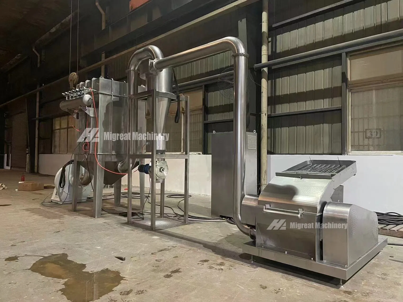 Máquina de molienda pulverizadora de sal industrial, molino de martillos para goma arábiga, cáscara de arroz, hoja de té