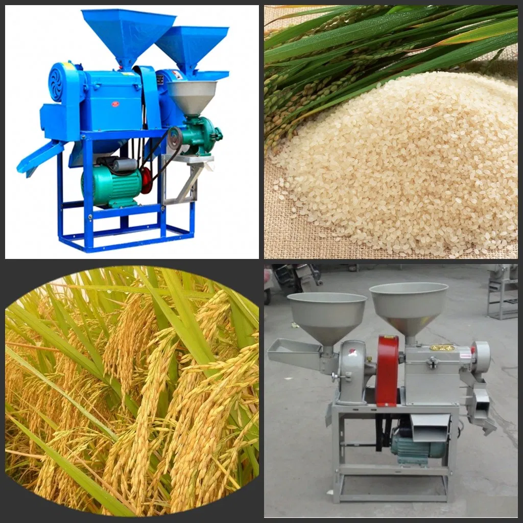 Máquina de desgranado de arroz Máquina de molienda y pulido de arroz