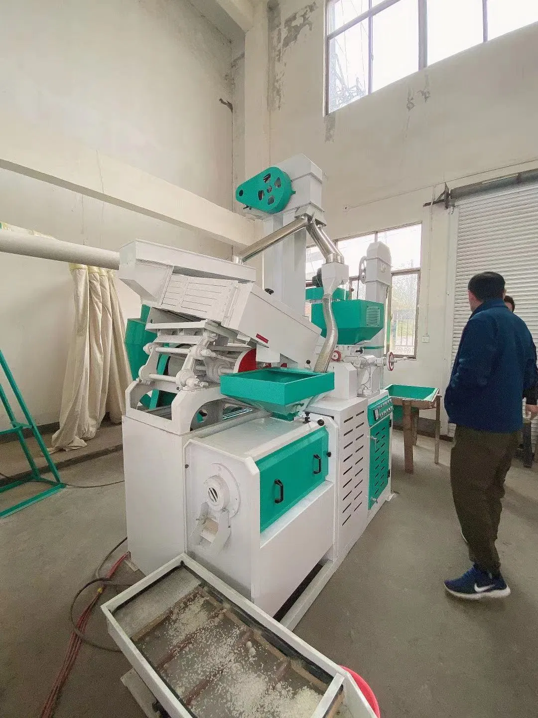 15tons Conjunto Completo de Máquina de Arroz Automática Completa