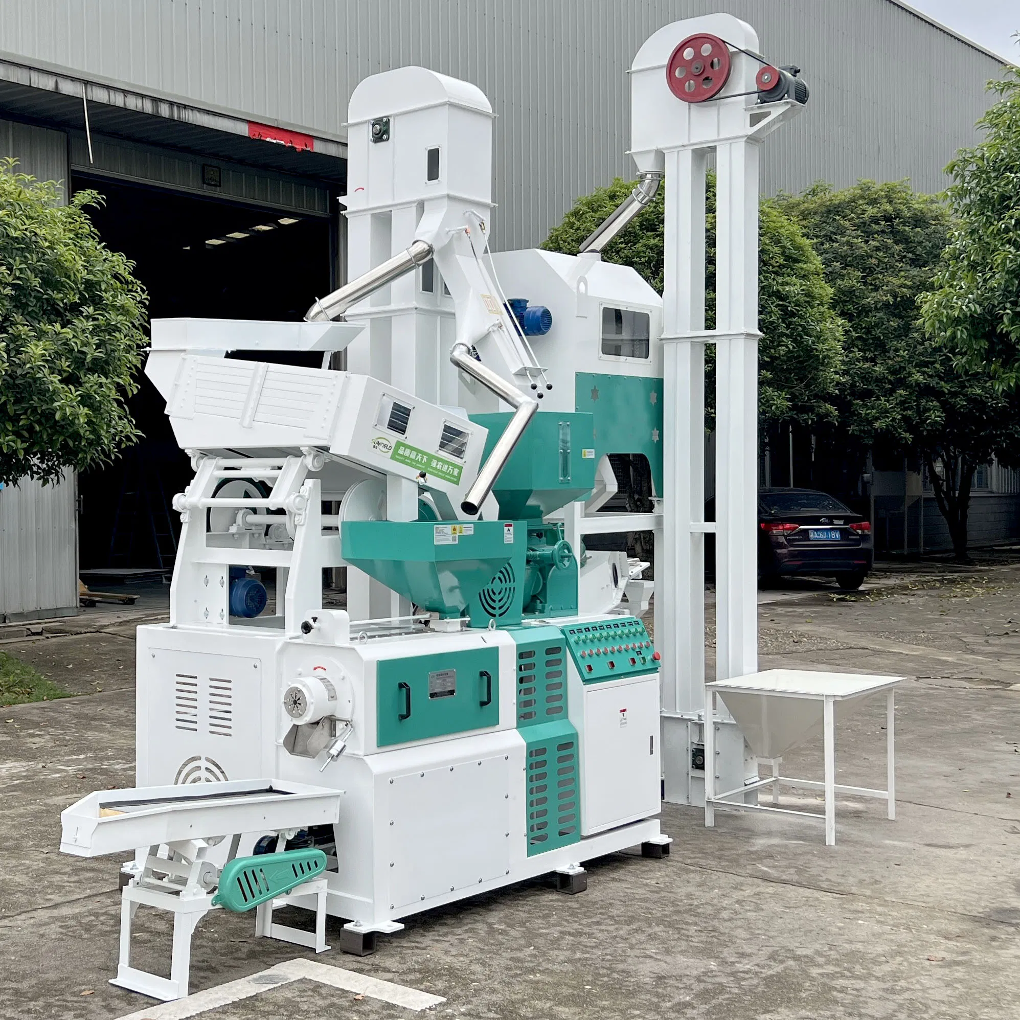 Máquina de Procesamiento de Arroz Molino de Procesamiento de Arroz Máquina de Limpieza de Arroz con 1250-1650kg/H y 2% Tasa de Rotura