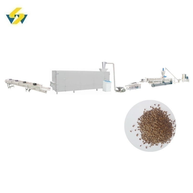 Máquina de arroz artificial de konjac con ingredientes halal, línea de procesamiento de extrusión de arroz fortificado, extrusora y secadora