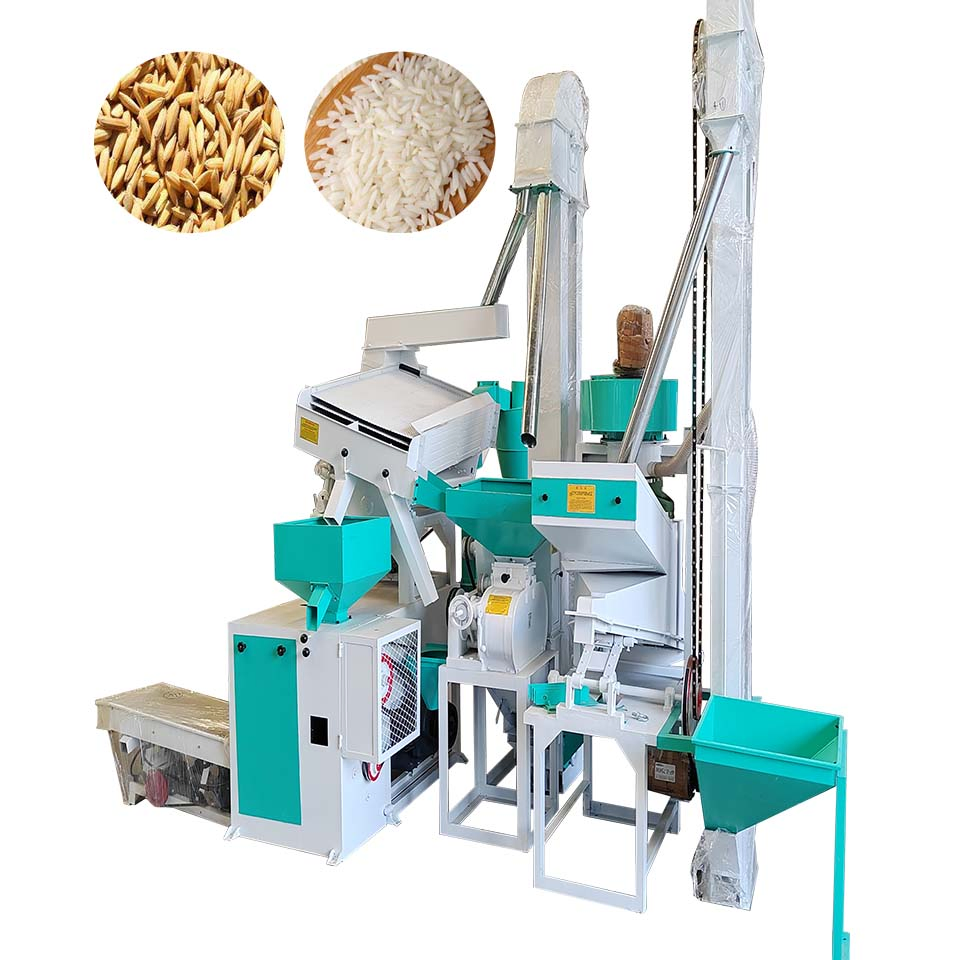 Máquina de procesamiento de arroz molino mini precio equipo de molienda de arroz