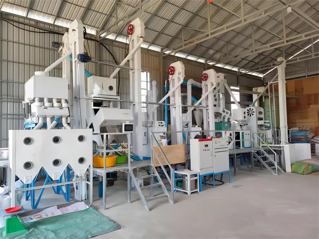 Máquina Compacta de Descascarado y Pulido de Arroz Paddy 15-25 Máquina de Molienda de Arroz Tpd