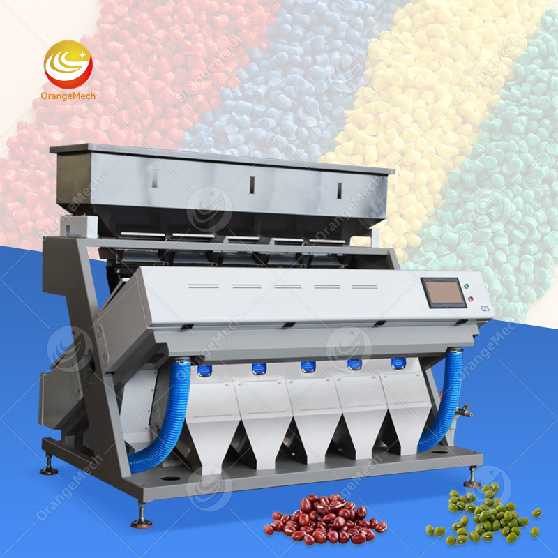 Pequeña máquina de clasificación óptica de color para té eléctrico, grano, nuez, semilla, café, frijol verde, arroz y ajo