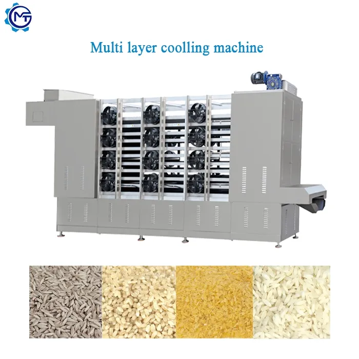 Máquina de enfriamiento de arroz fortificado