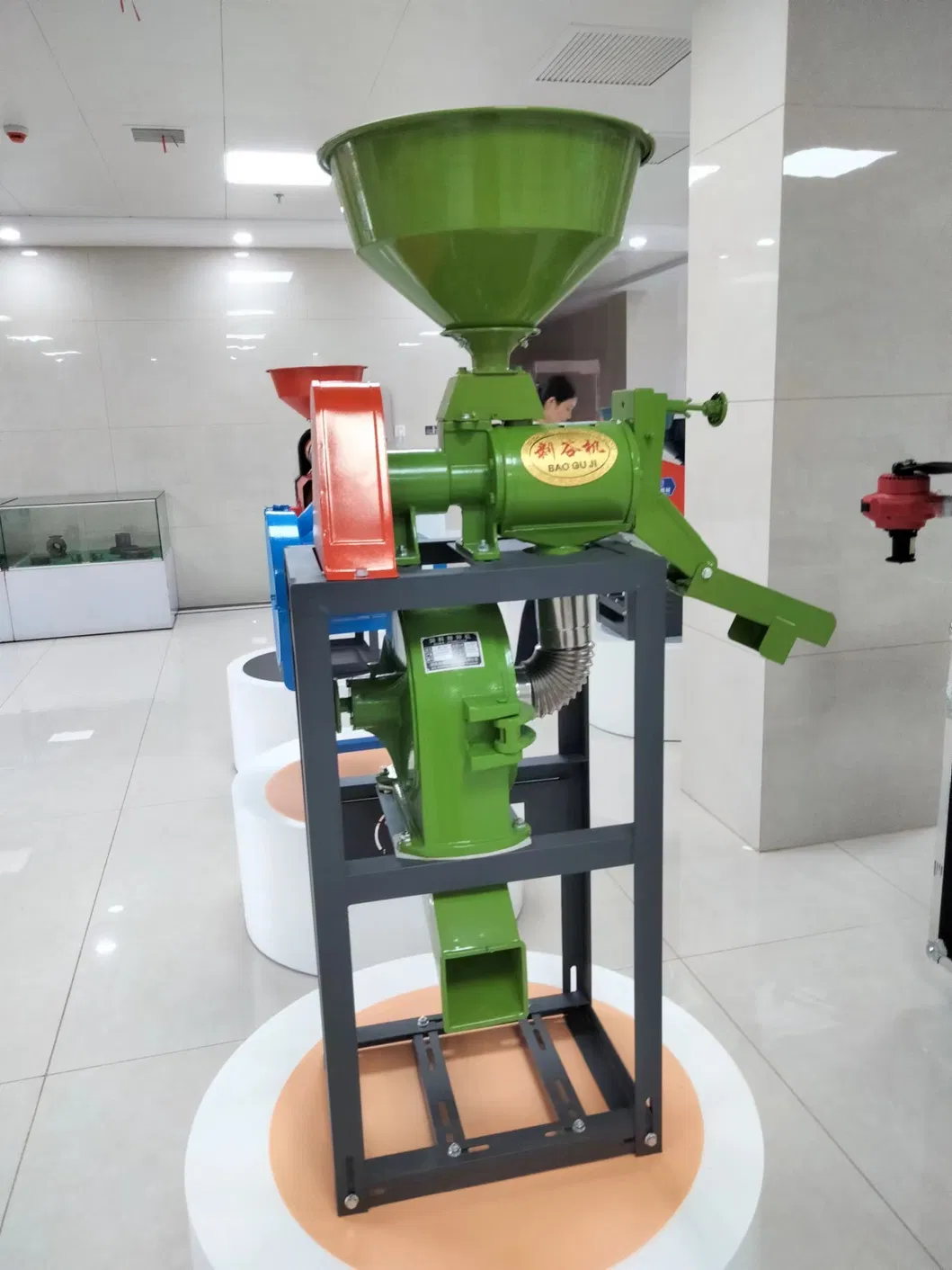 Máquina automática de martillo para arroz y maíz - Estructura completa